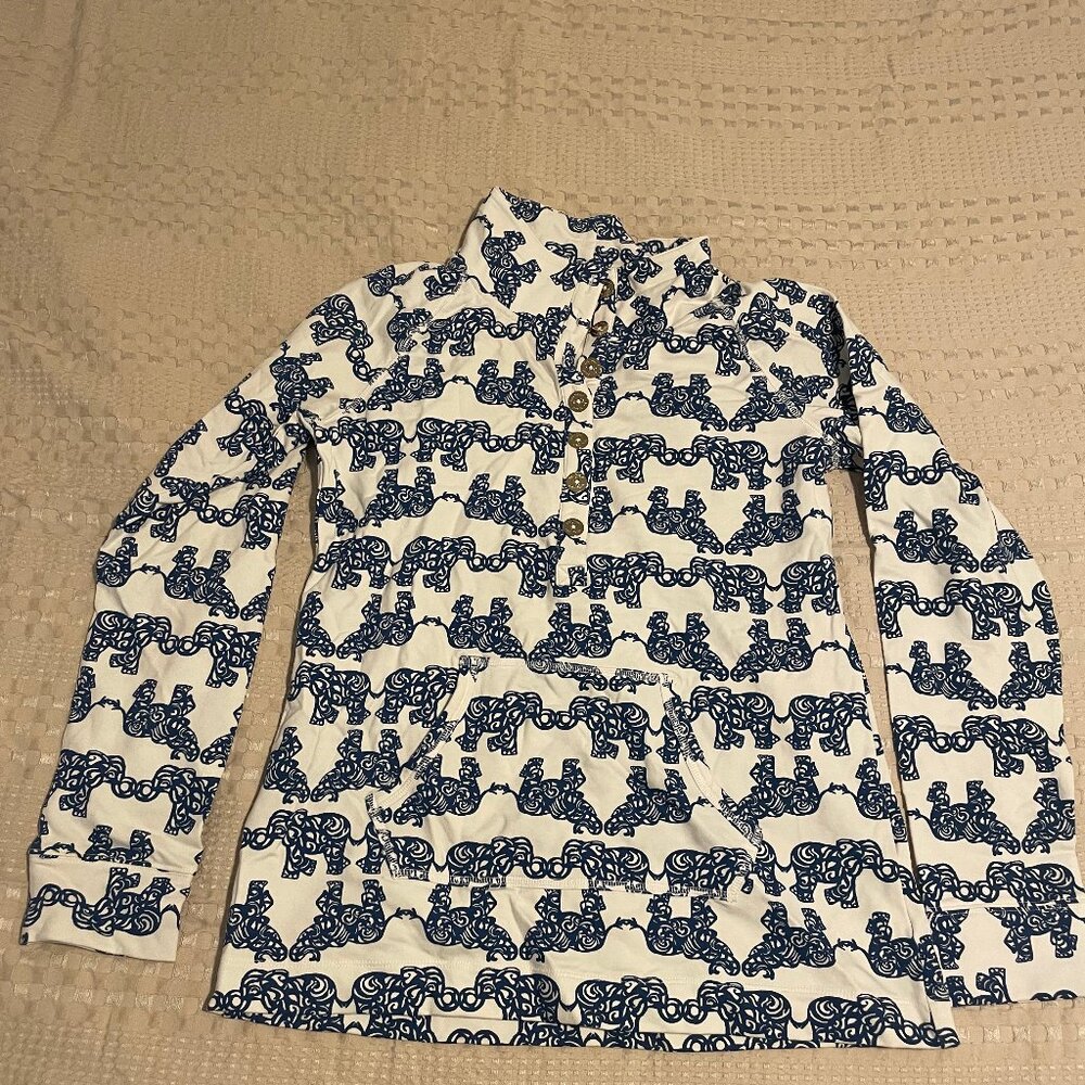 Lilly Pulitzer Eleephant Pullover - image 1